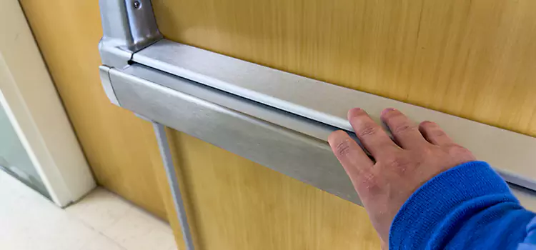 Installing a Push Bar on a Door Bonney Lake